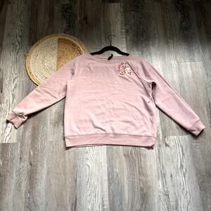 BETSEY JOHNSON PERFORMANCE Floral Embroidered Womens Sweatshirt Pullover